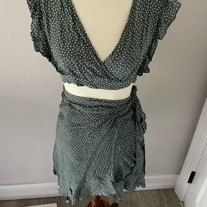 H&M 2 piece skirt set